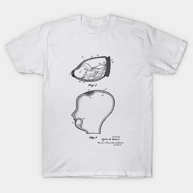 Educational Apparatus for Teaching Obstetrics and Midwifery Vintage Patent Hand Drawing T-Shirt by TheYoungDesigns